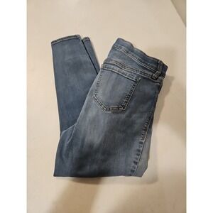 Torrid Premium Sky High Skinny Blue Jeans Size 12XS Distressed Denim (1337